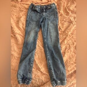 American Eagle Outfitters Blue Straight Leg Jeggins